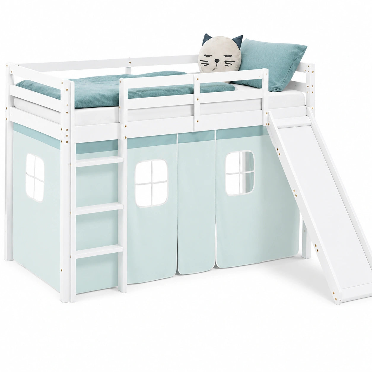 lit-mezzanine-enfant-avec-toboggan-et-rideau-vert-menthe-90x200-cm-vgwwwa2367lj