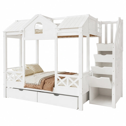 lit-triple-pour-enfants-avec-tiroirs-fenetres-et-toit-elegant-yfrptm2332kb