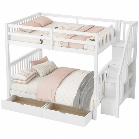 lit-mezzanine-pour-enfants-140x200-cm-avec-etageres-et-tiroirs-protections-antichute-pjondv2312gk